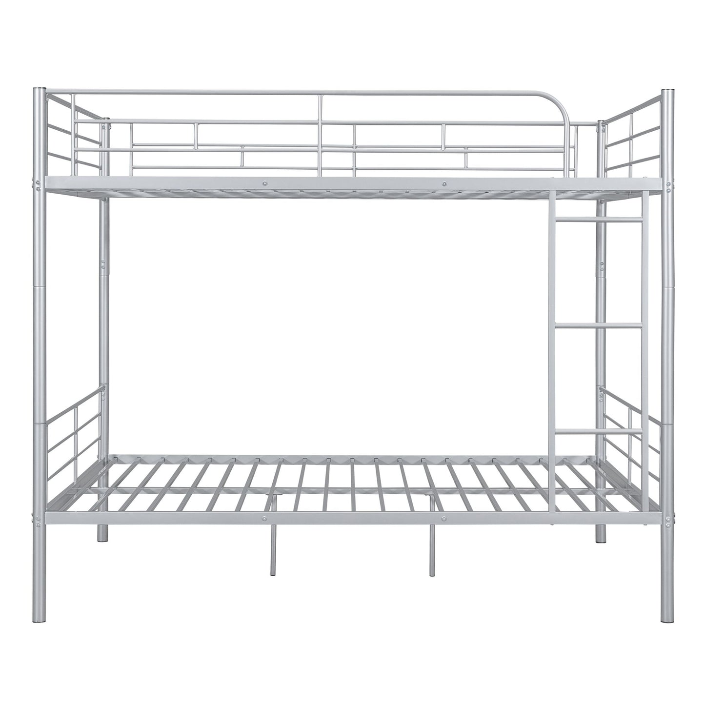 Full Over Full Metal Bunk Bed, Sliver image 6