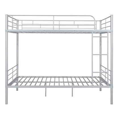 Full Over Full Metal Bunk Bed, Sliver image 6