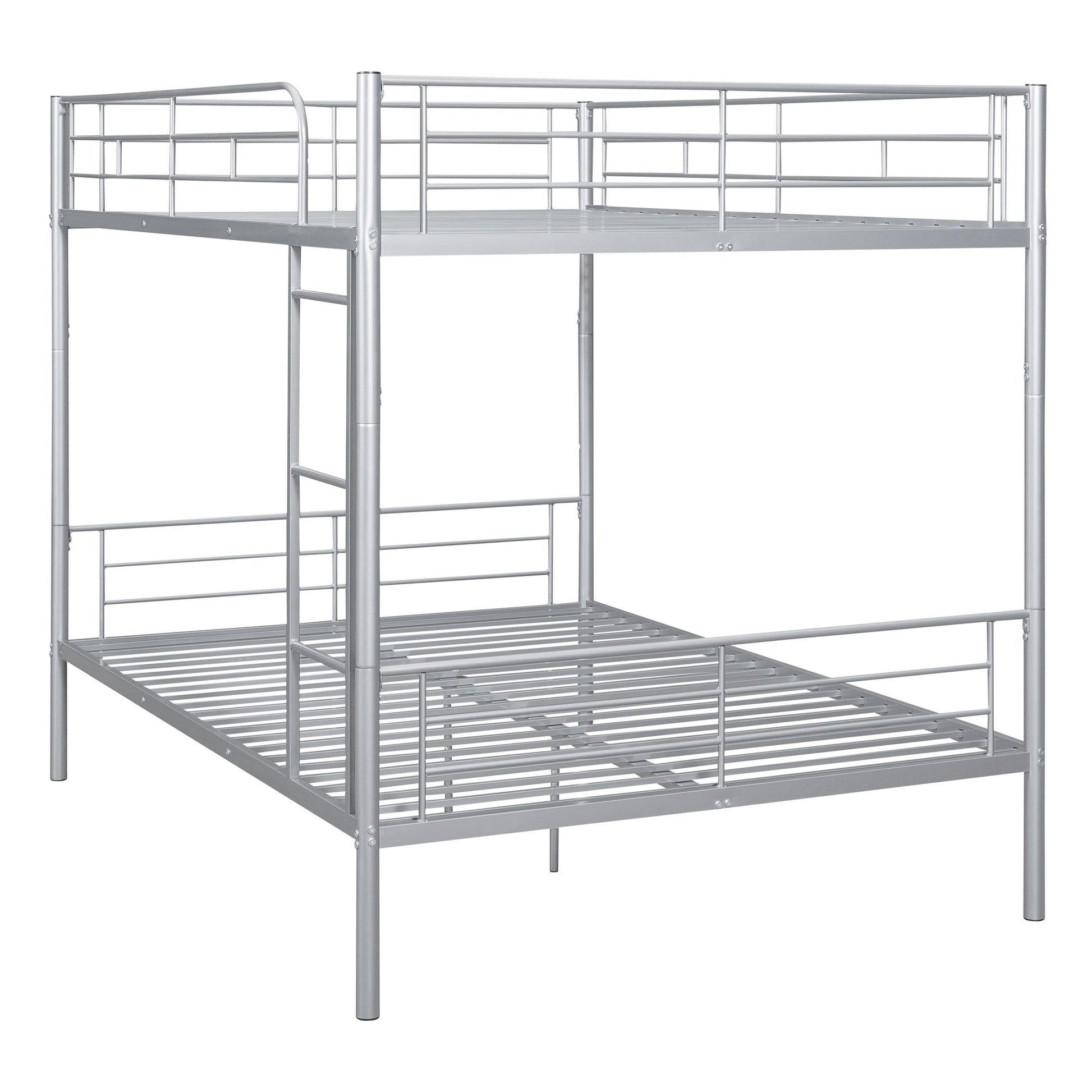 Full Over Full Metal Bunk Bed, Sliver image 8
