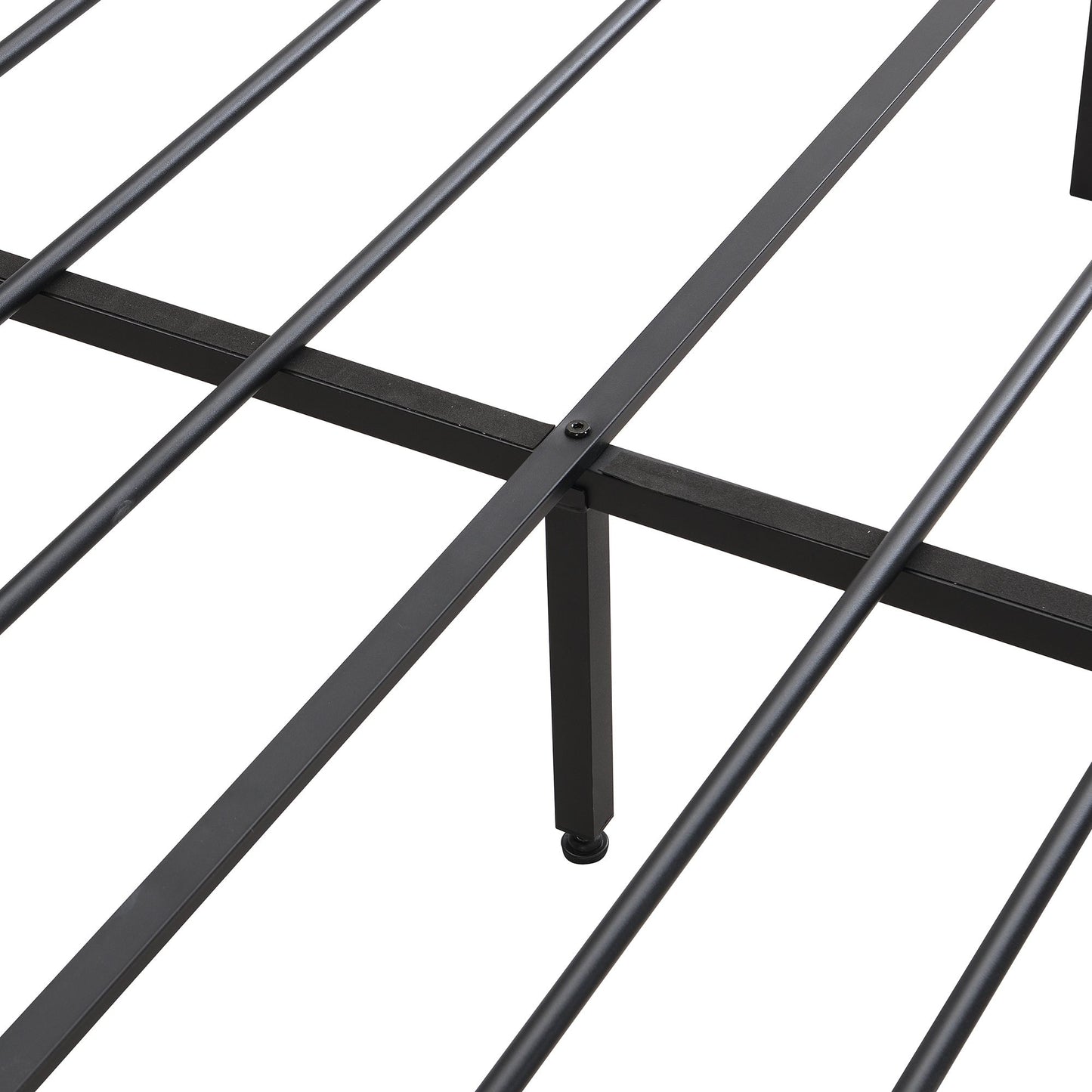 FULL Size Metal Platform Bed Frame with upholstery storage function Headboard and USB LINER and Footboard with drawers , image 12