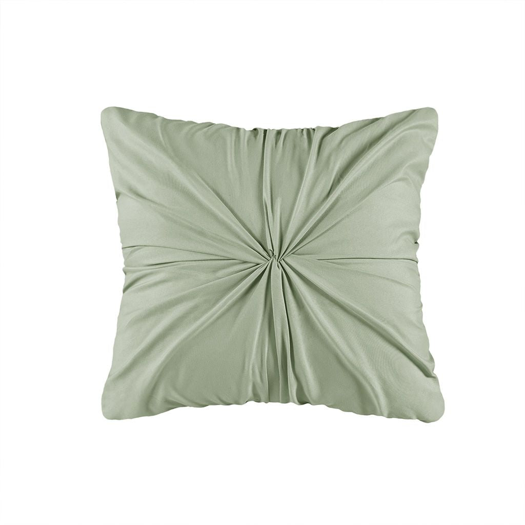 Full/Queen 4 Piece Seersucker Quilt Set with Throw Pillow image 12