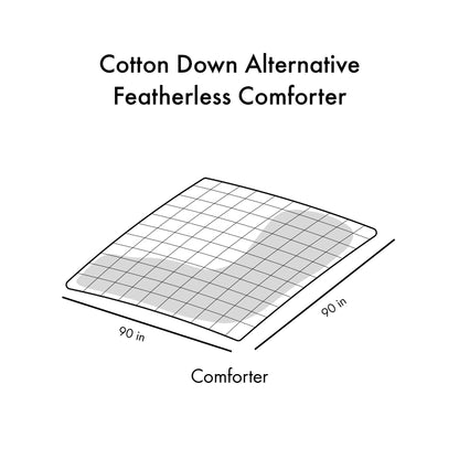 Full/Queen Cotton Down Alternative Featherless Comforter image 16