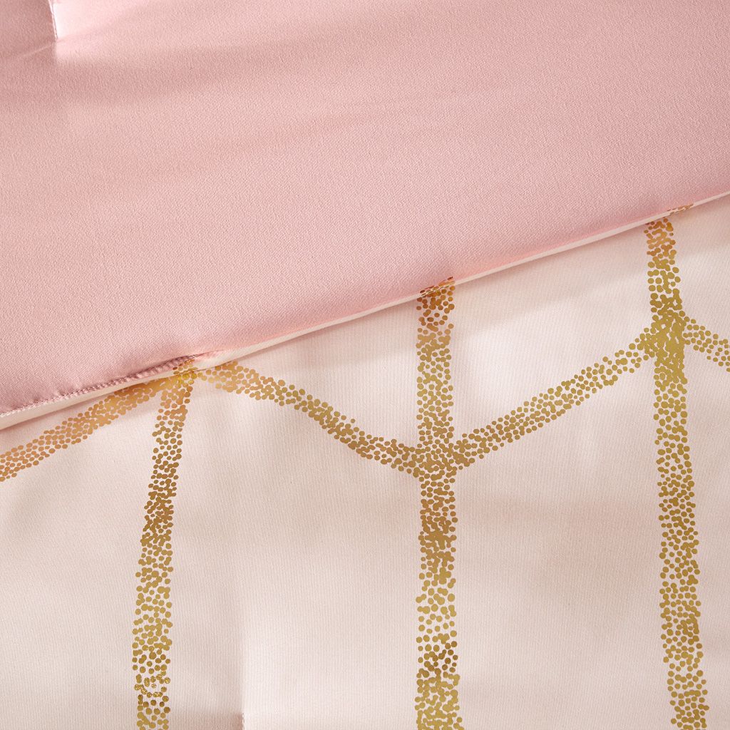 Full/Queen Metallic Printed Comforter Set image 13