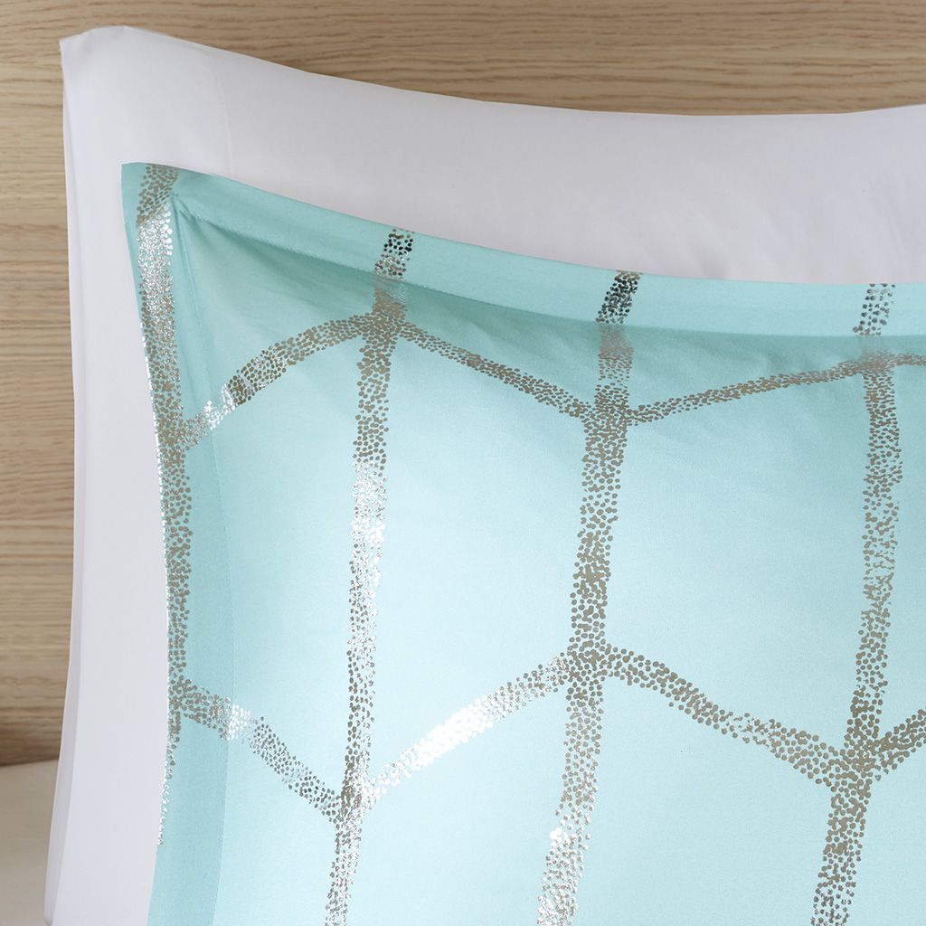 Full/Queen Metallic Printed Comforter Set image 9