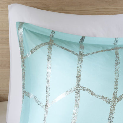 Full/Queen Metallic Printed Comforter Set image 9