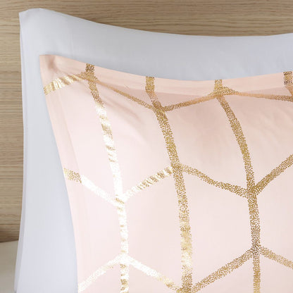 Full/Queen Metallic Printed Comforter Set image 12