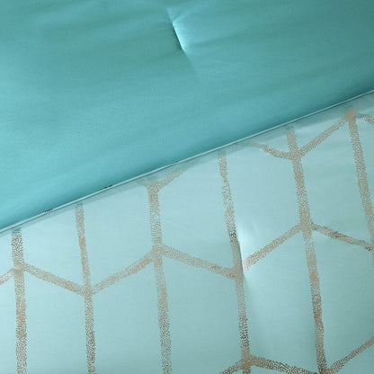 Full/Queen Metallic Printed Comforter Set image 11