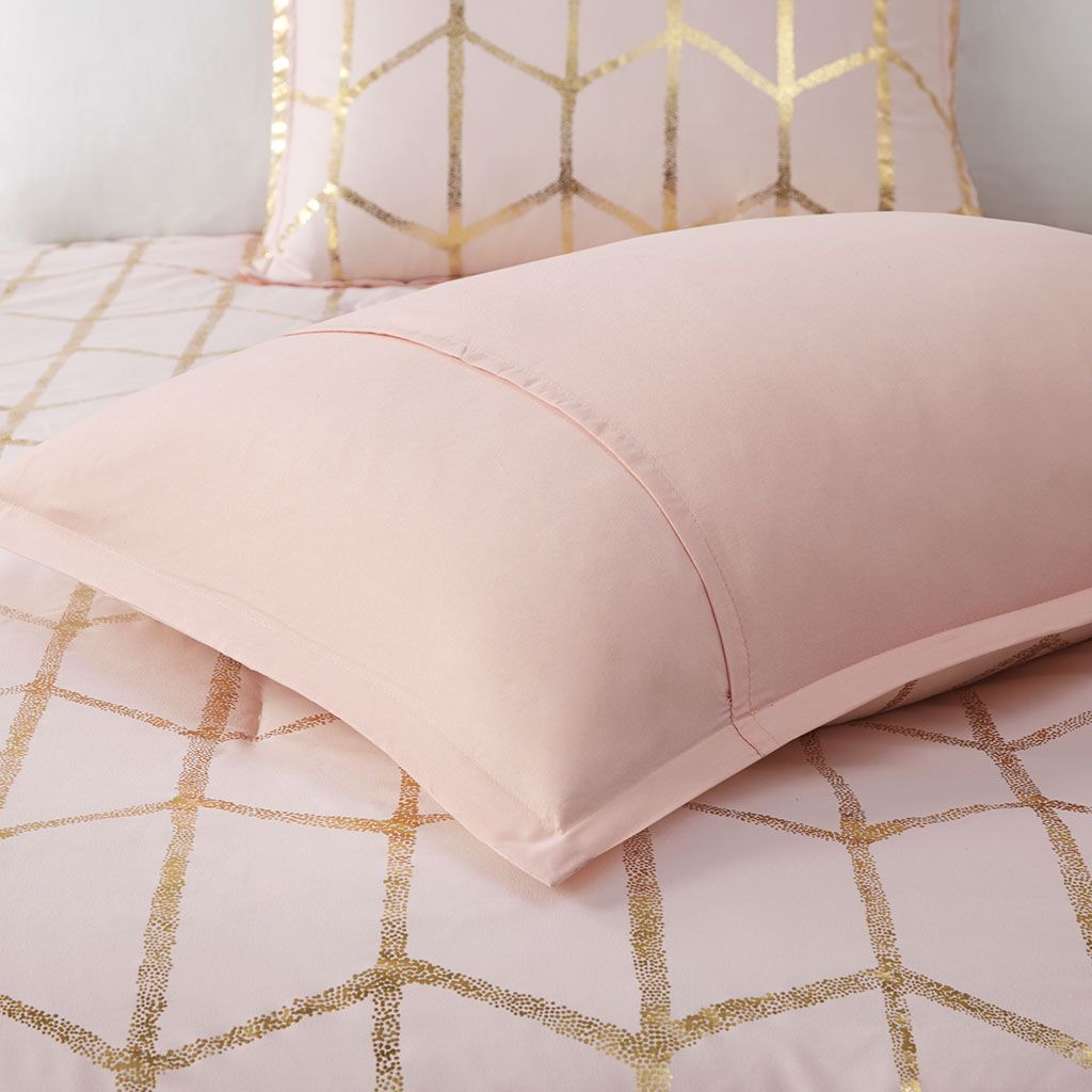 Full/Queen Metallic Printed Comforter Set image 7