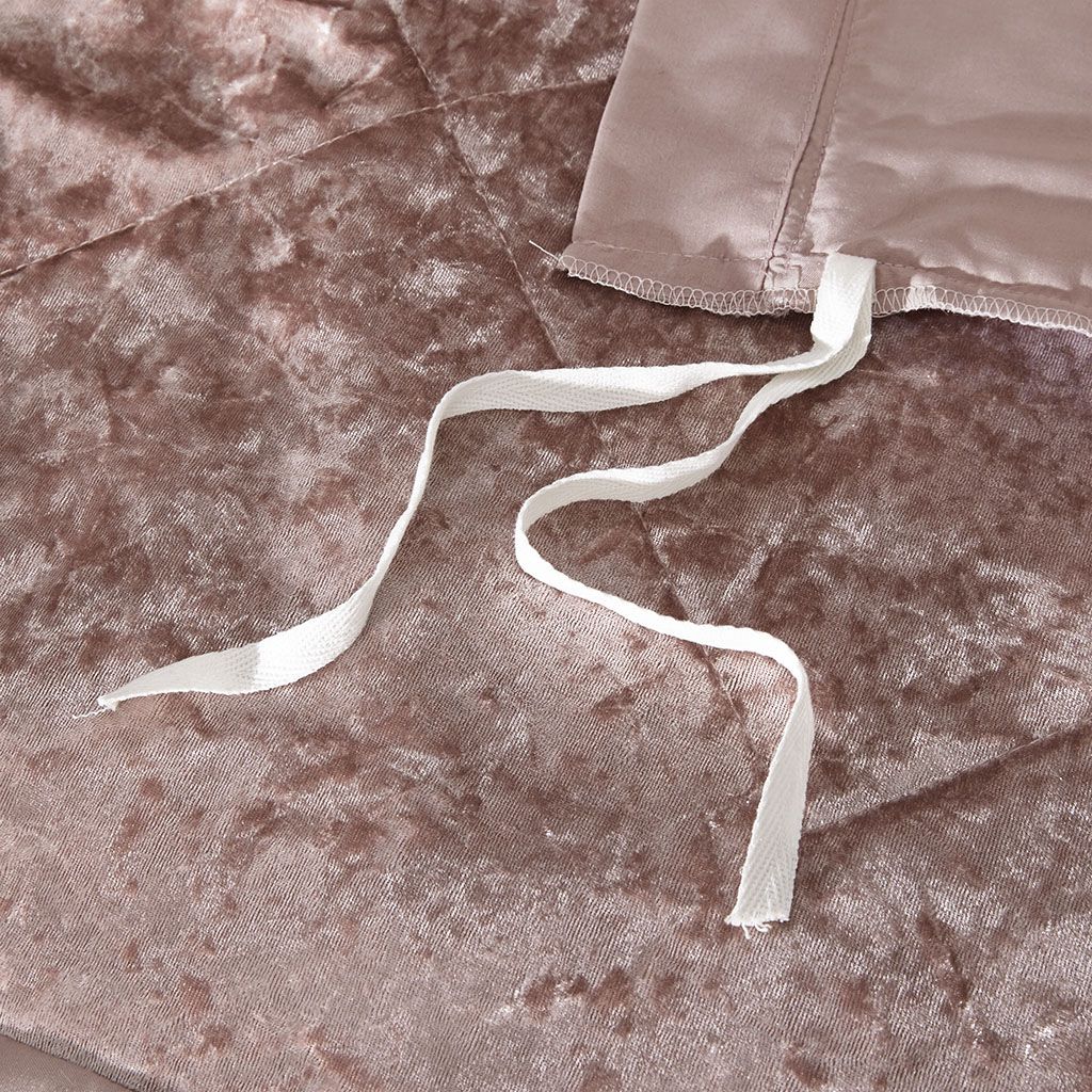 Full/Queen Velvet Duvet Cover Set with Throw Pillow image 7