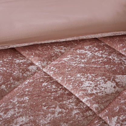 Full/Queen Velvet Duvet Cover Set with Throw Pillow image 2