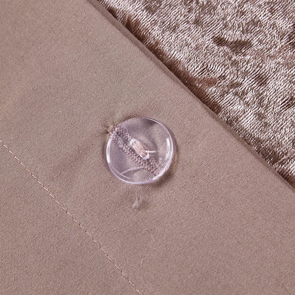 Full/Queen Velvet Duvet Cover Set with Throw Pillow image 6
