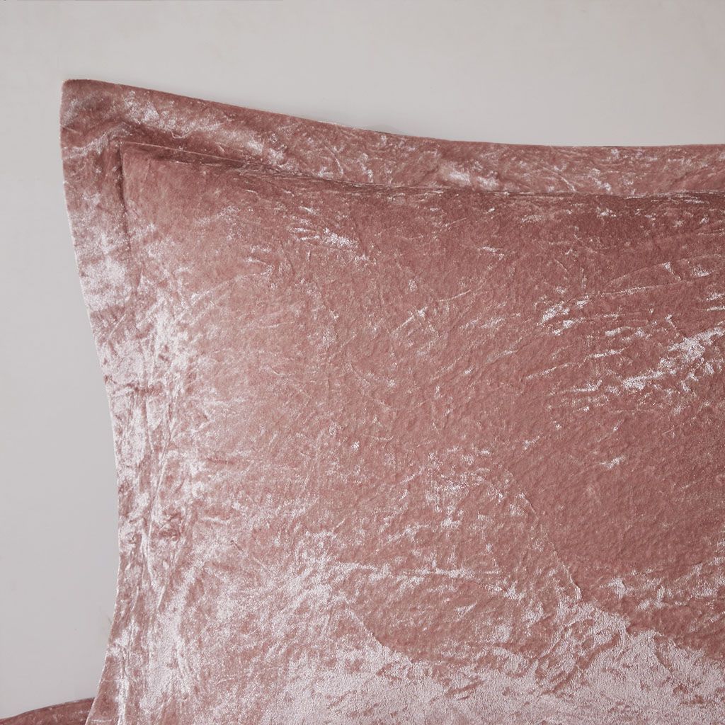 Full/Queen Velvet Duvet Cover Set with Throw Pillow image 5