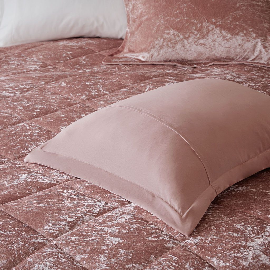 Full/Queen Velvet Duvet Cover Set with Throw Pillow image 10