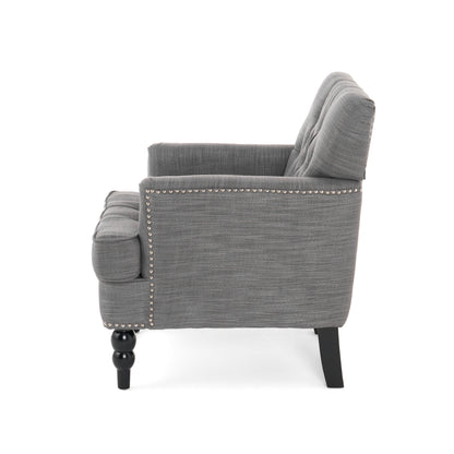 HARRISON TUFTED CLUB CHAIR image 10