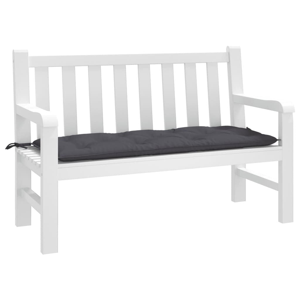 Garden Bench Cushion Anthracite 47.2"x19.7"x2.8" Oxford Fabric image 3