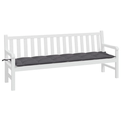 Garden Bench Cushion Anthracite 78.7"x19.7"x2.8" Oxford Fabric image 3