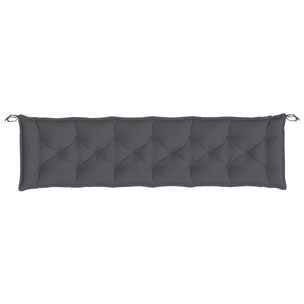 Garden Bench Cushion Anthracite 78.7"x19.7"x2.8" Oxford Fabric image 4