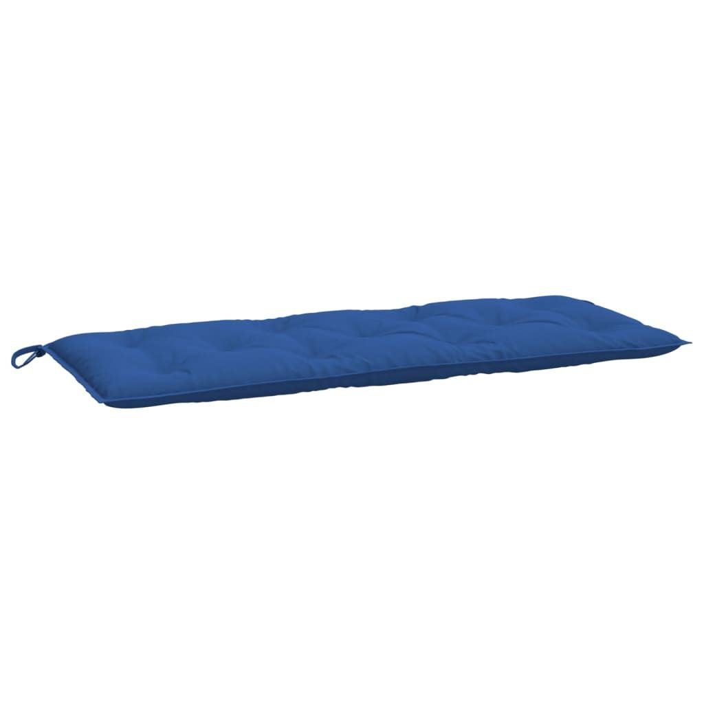 Garden Bench Cushion Blue 47.2"x(19.7"+19.7")x2.8" Oxford Fabric image 4