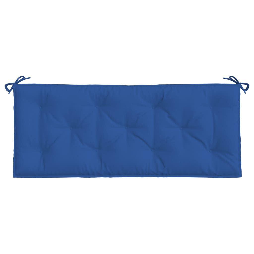 Garden Bench Cushion Blue 47.2"x(19.7"+19.7")x2.8" Oxford Fabric image 5