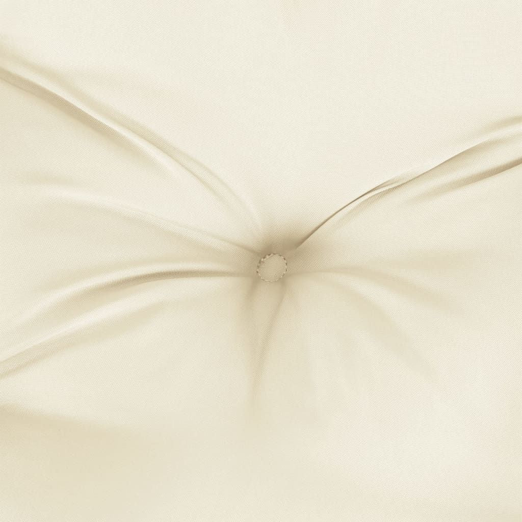 Garden Bench Cushion Cream White 39.4"x19.7"x2.8" Oxford Fabric image 5