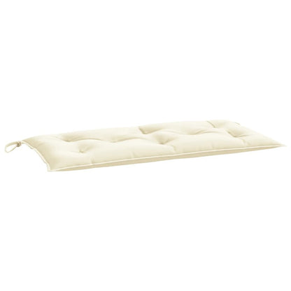 Garden Bench Cushion Cream White 39.4"x19.7"x2.8" Oxford Fabric image 2