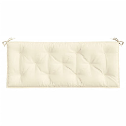 Garden Bench Cushion Cream White 47.2"x19.7"x2.8" Oxford Fabric image 4