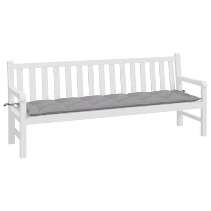 Garden Bench Cushion Gray 78.7"x19.7"x2.8" Oxford Fabric image 3