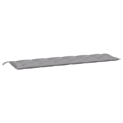 Garden Bench Cushion Gray 78.7"x19.7"x2.8" Oxford Fabric image 2