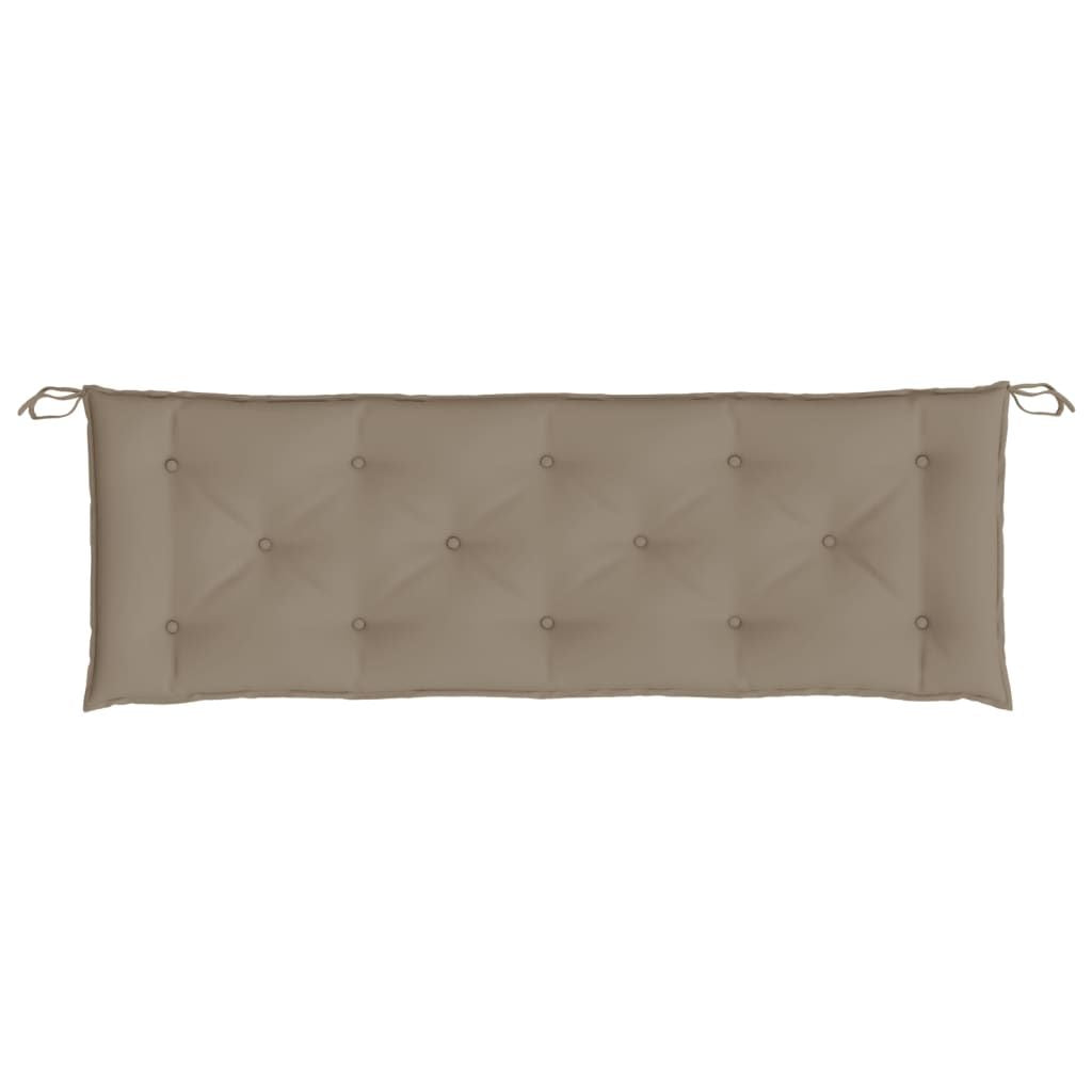 Garden Bench Cushion Taupe 59.1"x19.7"x2.8" Oxford Fabric image 4