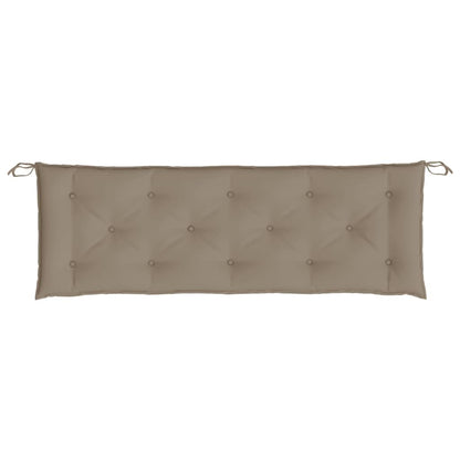 Garden Bench Cushion Taupe 59.1"x19.7"x2.8" Oxford Fabric image 4