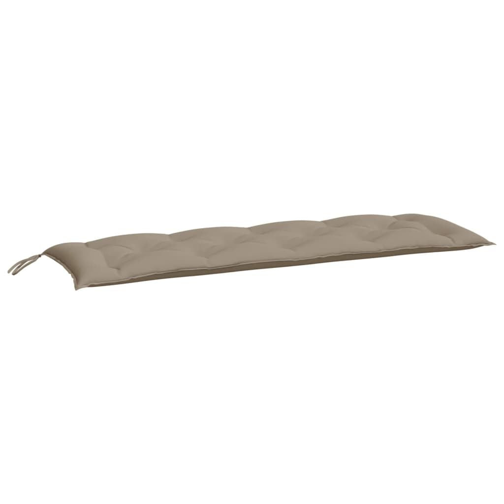 Garden Bench Cushion Taupe 59.1"x19.7"x2.8" Oxford Fabric image 2