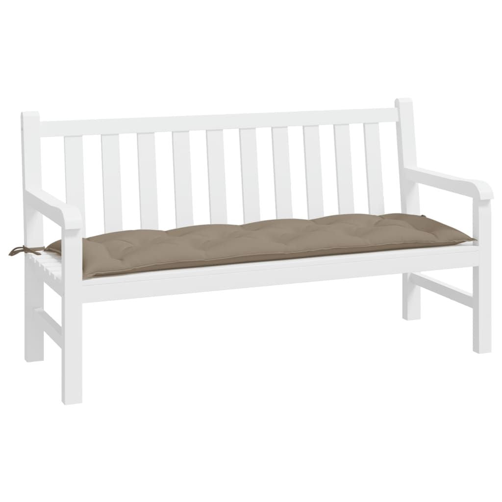 Garden Bench Cushion Taupe 59.1"x19.7"x2.8" Oxford Fabric image 3