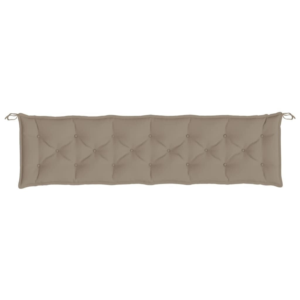 Garden Bench Cushion Taupe 78.7"x19.7"x2.8" Oxford Fabric image 4