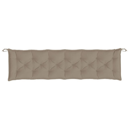 Garden Bench Cushion Taupe 78.7"x19.7"x2.8" Oxford Fabric image 4