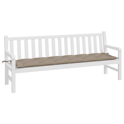 Garden Bench Cushion Taupe 78.7"x19.7"x2.8" Oxford Fabric image 3