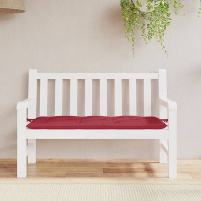 Garden Bench Cushion Wine Red 47.2"x19.7"x2.8" Oxford Fabric image 3