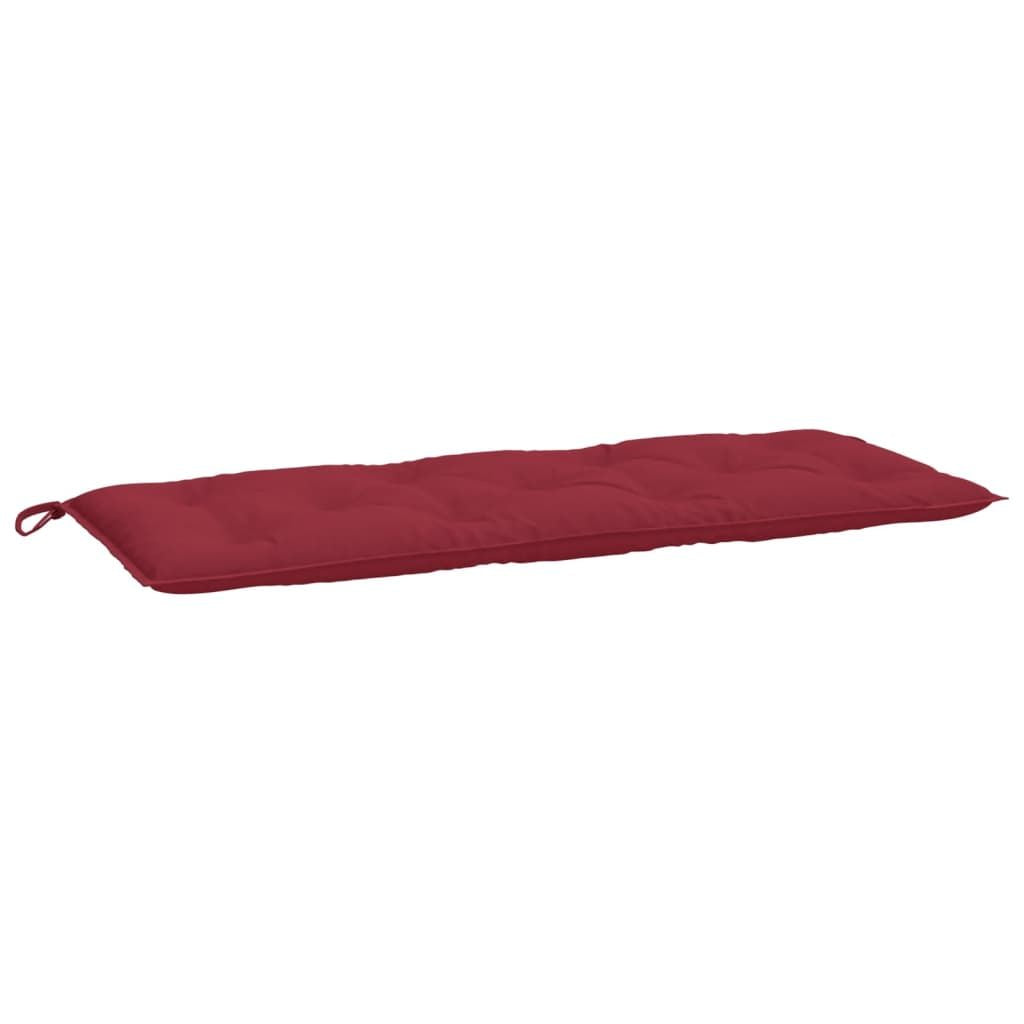Garden Bench Cushion Wine Red 47.2"x19.7"x2.8" Oxford Fabric image 2