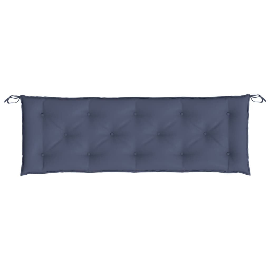 Garden Bench Cushions 2pcs Navy Blue 59.1"x19.7"x2.8" Oxford Fabric image 5