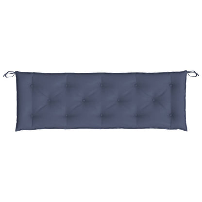 Garden Bench Cushions 2pcs Navy Blue 59.1"x19.7"x2.8" Oxford Fabric image 5