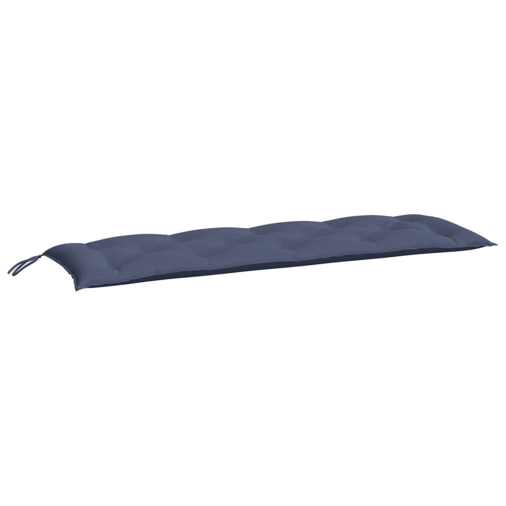 Garden Bench Cushions 2pcs Navy Blue 59.1"x19.7"x2.8" Oxford Fabric image 4