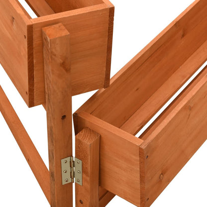Garden Folding Planter Orange 23.6"x5.5"x29.5" Solid Firwood image 3
