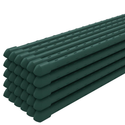 Garden Plant Stakes 30 pcs Green 70.9" Steel image 3