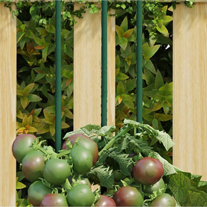 Garden Plant Stakes 30 pcs Green 70.9" Steel image 1