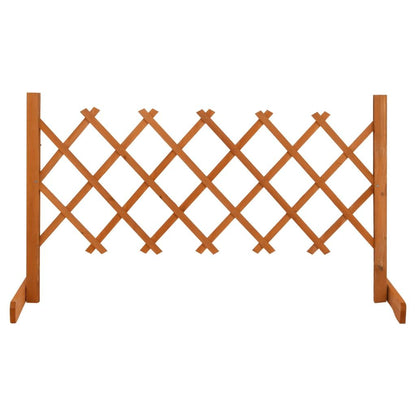 Garden Trellis Fence Orange 47.2"x23.6" Solid Firwood image 1