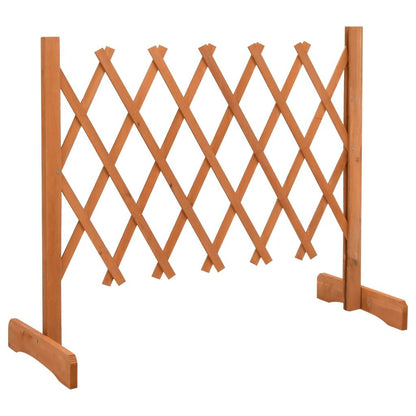 Garden Trellis Fence Orange 47.2"x23.6" Solid Firwood image 2