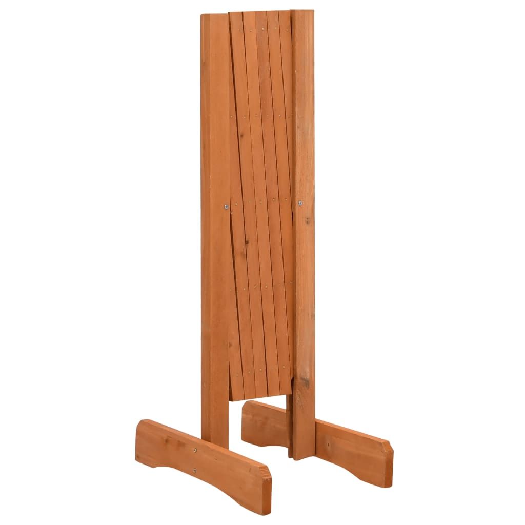 Garden Trellis Fence Orange 47.2"x23.6" Solid Firwood image 4