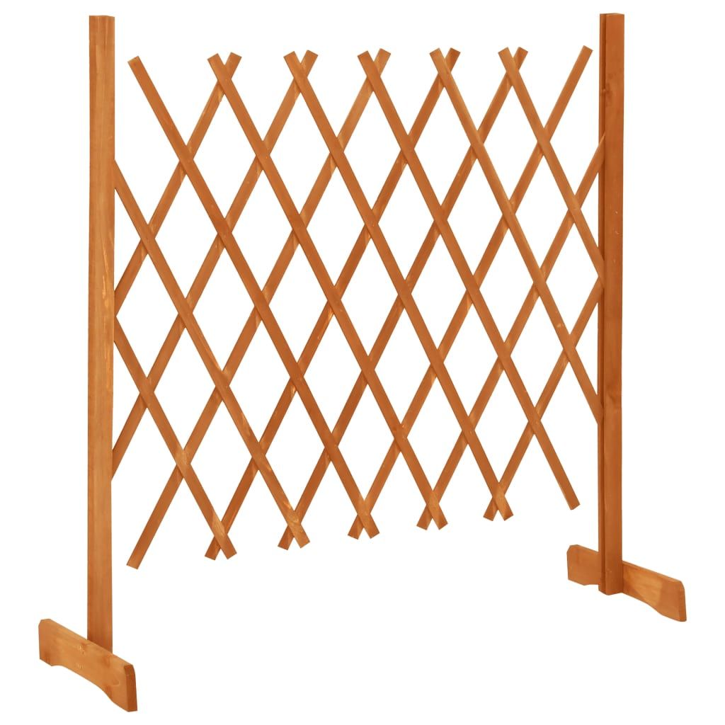 Garden Trellis Fence Orange 47.2"x35.4" Solid Firwood image 2