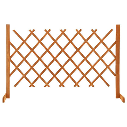 Garden Trellis Fence Orange 47.2"x35.4" Solid Firwood image 1