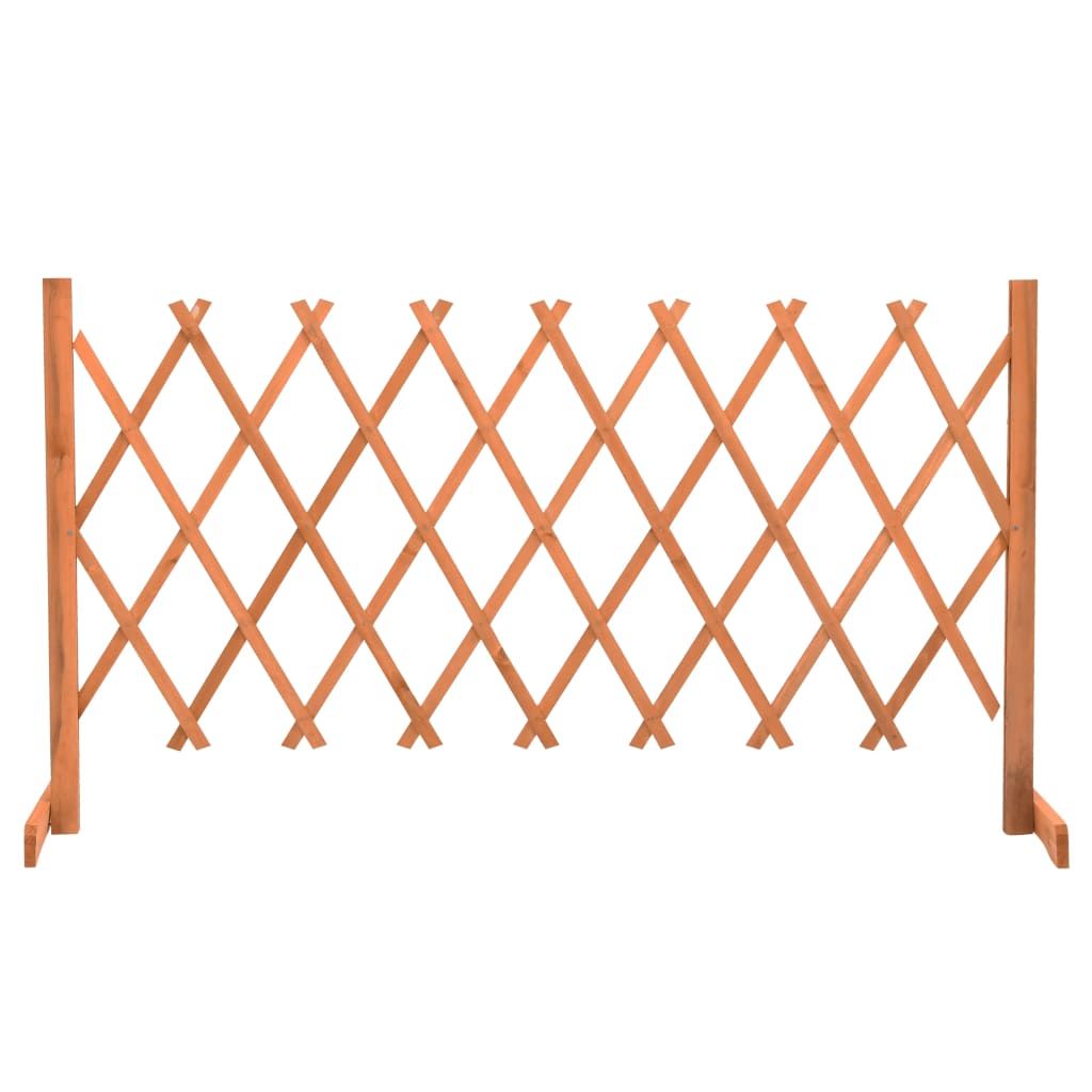Garden Trellis Fence Orange 59.1"x31.5" Solid Firwood image 1