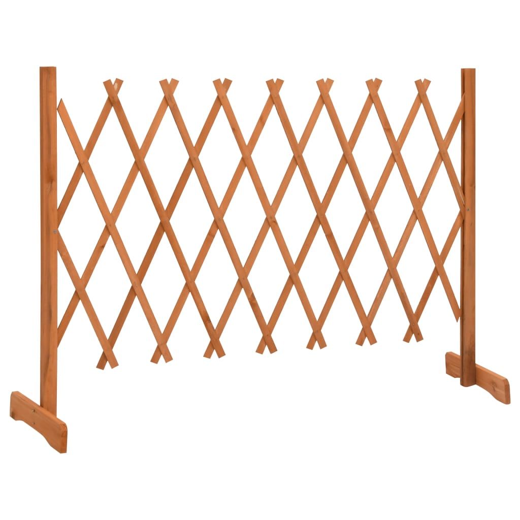 Garden Trellis Fence Orange 59.1"x31.5" Solid Firwood image 2